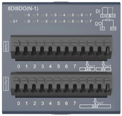 kaufen Decowell Automatische Steuerung Multifunktionsmodule 8DI8DO Integriertes PLC IO-Modul online manufacture